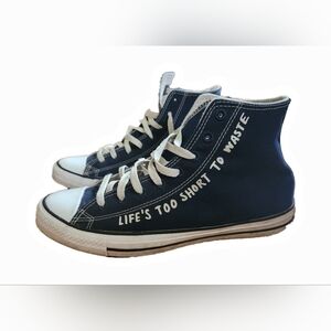 Chuck Taylor All Star Hi "Life'S Too Short To Waste" sneakers
